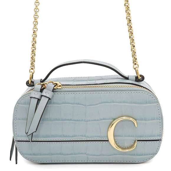 Chloe Chain Sea Vanity s Leather Shoulder Bag - Picture 1 of 8